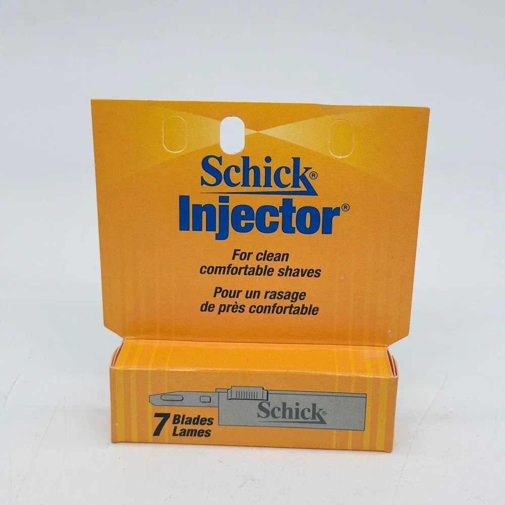 Schick Injector Single Edge Razor Blades 7 Count 2 Pack Total 14 Blades